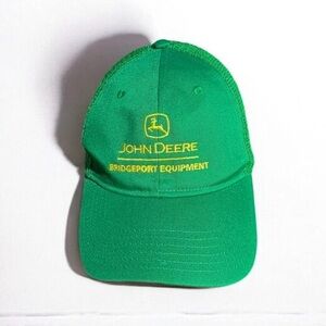 🌻John Deere Green Bridgeport Equipment Men's Snapback Adjustable Hat Cap